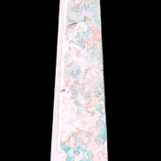 Caribbean Calcite obelisk 348*55*75mm 2574g in bright sunlight - Rocks and Things Store