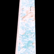 Caribbean Calcite obelisk 348*55*75mm 2574g in bright sunlight - Rocks and Things Store