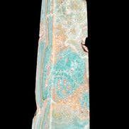 Caribbean Calcite obelisk 228*55*67mm 1554g in bright sunlight - Rocks and Things Store