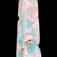 Caribbean Calcite obelisk 228*55*67mm 1554g in bright sunlight - Rocks and Things Store