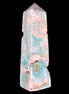 Caribbean Calcite obelisk 228*55*67mm 1554g in bright sunlight - Rocks and Things Store