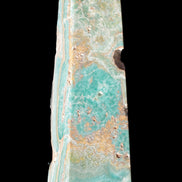 Caribbean Calcite obelisk 228*55*67mm 1554g in bright sunlight - Rocks and Things Store