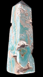 Caribbean Calcite obelisk 228*55*67mm 1554g Rocks and Things Store