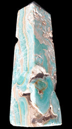 Caribbean Calcite obelisk 228*55*67mm 1554g Rocks and Things Store