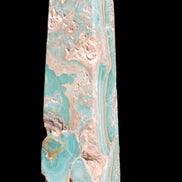 Caribbean Calcite obelisk 228*55*67mm 1554g Rocks and Things Store