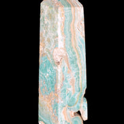 Caribbean Calcite obelisk 228*55*67mm 1554g Rocks and Things Store