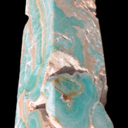 Caribbean Calcite obelisk 228*55*67mm 1554g in bright sunlight - Rocks and Things Store