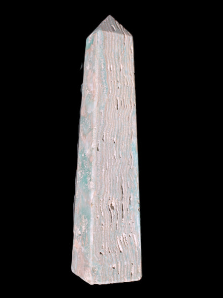 Caribbean Calcite obelisk 263*54*56mm 1271g Rocks and Things Store