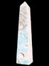 Caribbean Calcite obelisk 263*54*56mm 1271g in sunlight - Rocks and Things Store