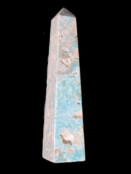 Caribbean Calcite obelisk 263*54*56mm 1271g Rocks and Things Store