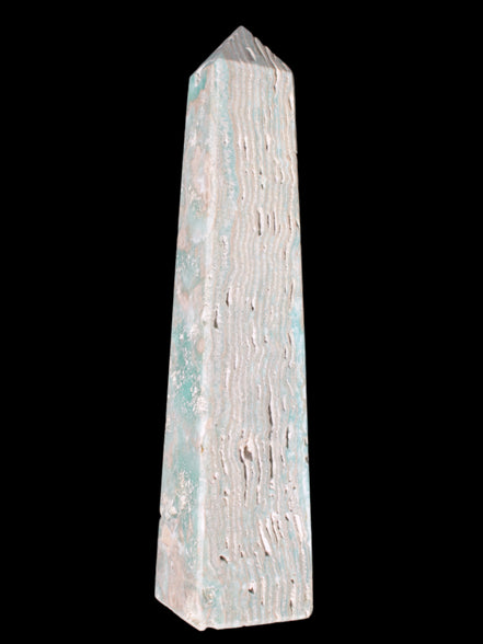 Caribbean Calcite obelisk 263*54*56mm 1271g Rocks and Things Store