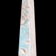 Caribbean Calcite obelisk 263*54*56mm 1271g Rocks and Things Store