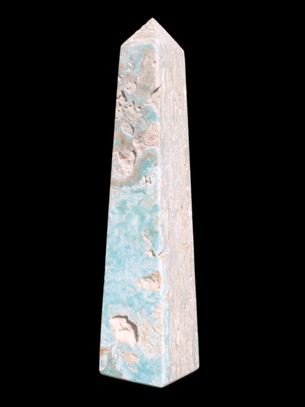 Caribbean Calcite obelisk 263*54*56mm 1271g Rocks and Things Store