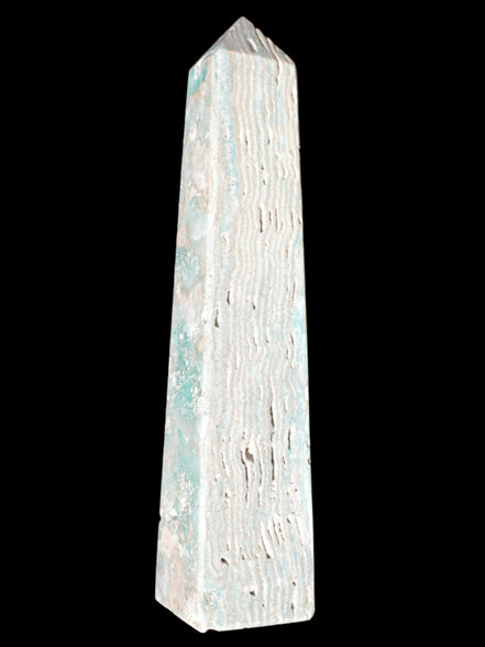 Caribbean Calcite obelisk 263*54*56mm 1271g Rocks and Things Store