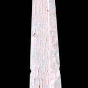 Caribbean Calcite obelisk 95*40*44mm 571g in bright sunlight - Rocks and Things Store