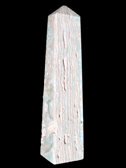 Caribbean Calcite obelisk 95*40*44mm 571g Rocks and Things Store