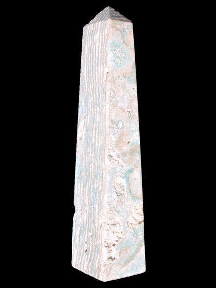 Caribbean Calcite obelisk 95*40*44mm 571g Rocks and Things Store