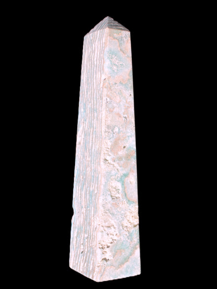 Caribbean Calcite obelisk 95*40*44mm 571g Rocks and Things Store