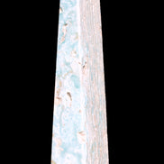 Caribbean Calcite obelisk 95*40*44mm 571g Rocks and Things Store