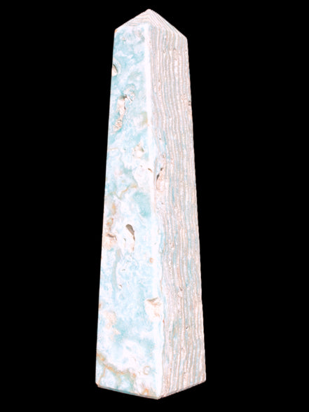 Caribbean Calcite obelisk 95*40*44mm 571g Rocks and Things Store