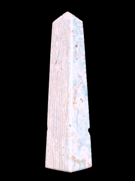Caribbean Calcite obelisk 95*40*44mm 571g Rocks and Things Store