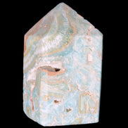 Caribbean Calcite obelisk 55*26*29mm 94g Rocks and Things Store