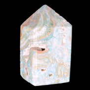 Caribbean Calcite obelisk 55*26*29mm 94g Rocks and Things Store