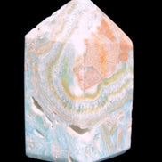 Caribbean Calcite obelisk 55*26*29mm 94g Rocks and Things Store