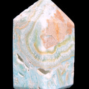 Caribbean Calcite obelisk 55*26*29mm 94g Rocks and Things Store
