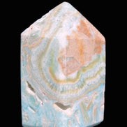 Caribbean Calcite obelisk 55*26*29mm 94g Rocks and Things Store