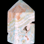 Caribbean Calcite obelisk 55*26*29mm 94g Rocks and Things Store