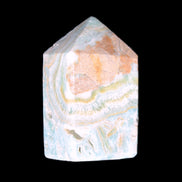 Caribbean Calcite obelisk 55*26*29mm 94g Rocks and Things Store