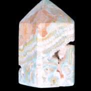 Caribbean Calcite obelisk 55*26*29mm 94g Rocks and Things Store