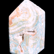 Caribbean Calcite obelisk 55*26*29mm 94g Rocks and Things Store