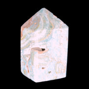 Caribbean Calcite obelisk 55*26*29mm 94g Rocks and Things Store