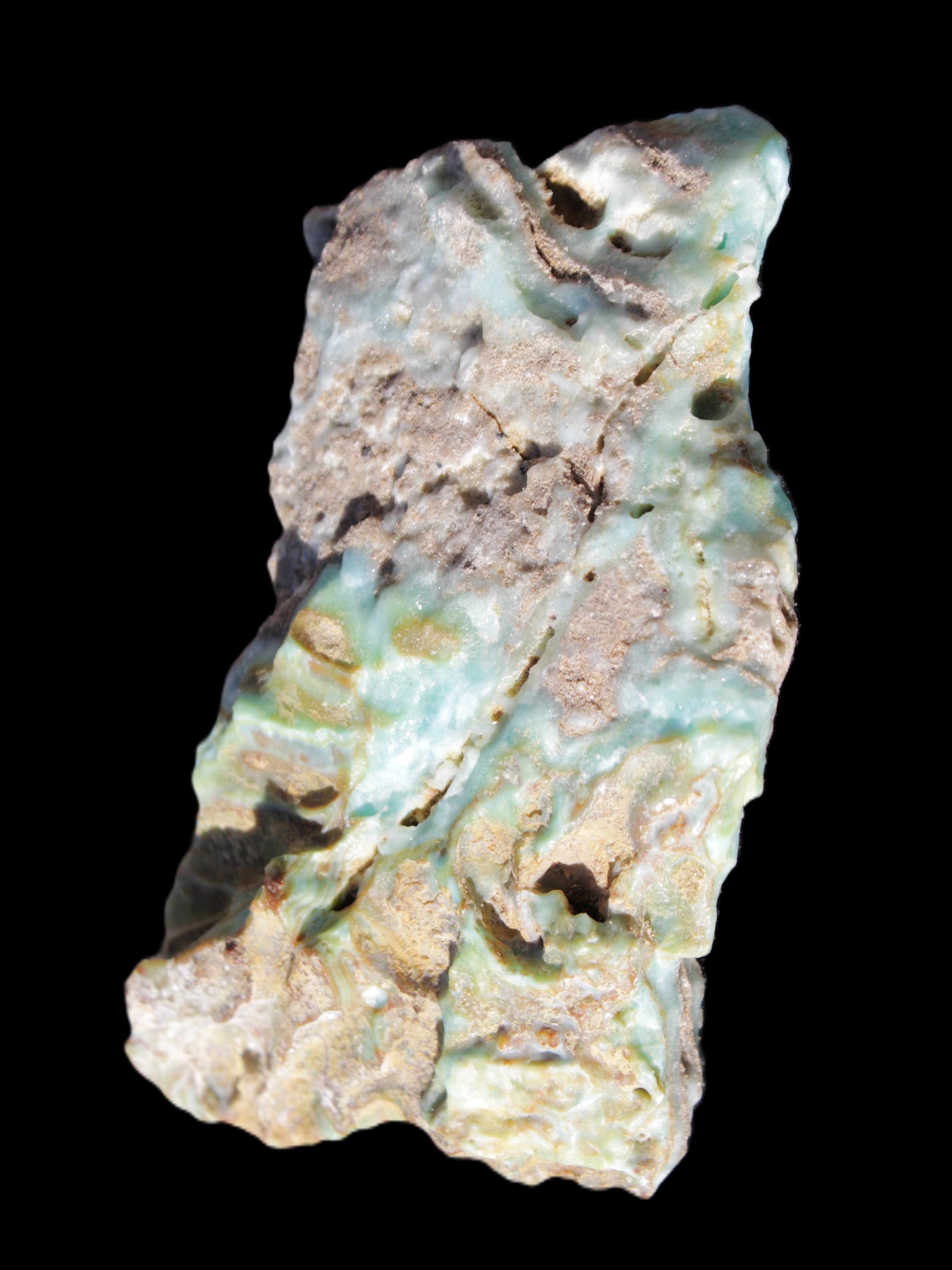 Blue Aragonite specimen 192*30*56mm 167g Rocks and Things Store