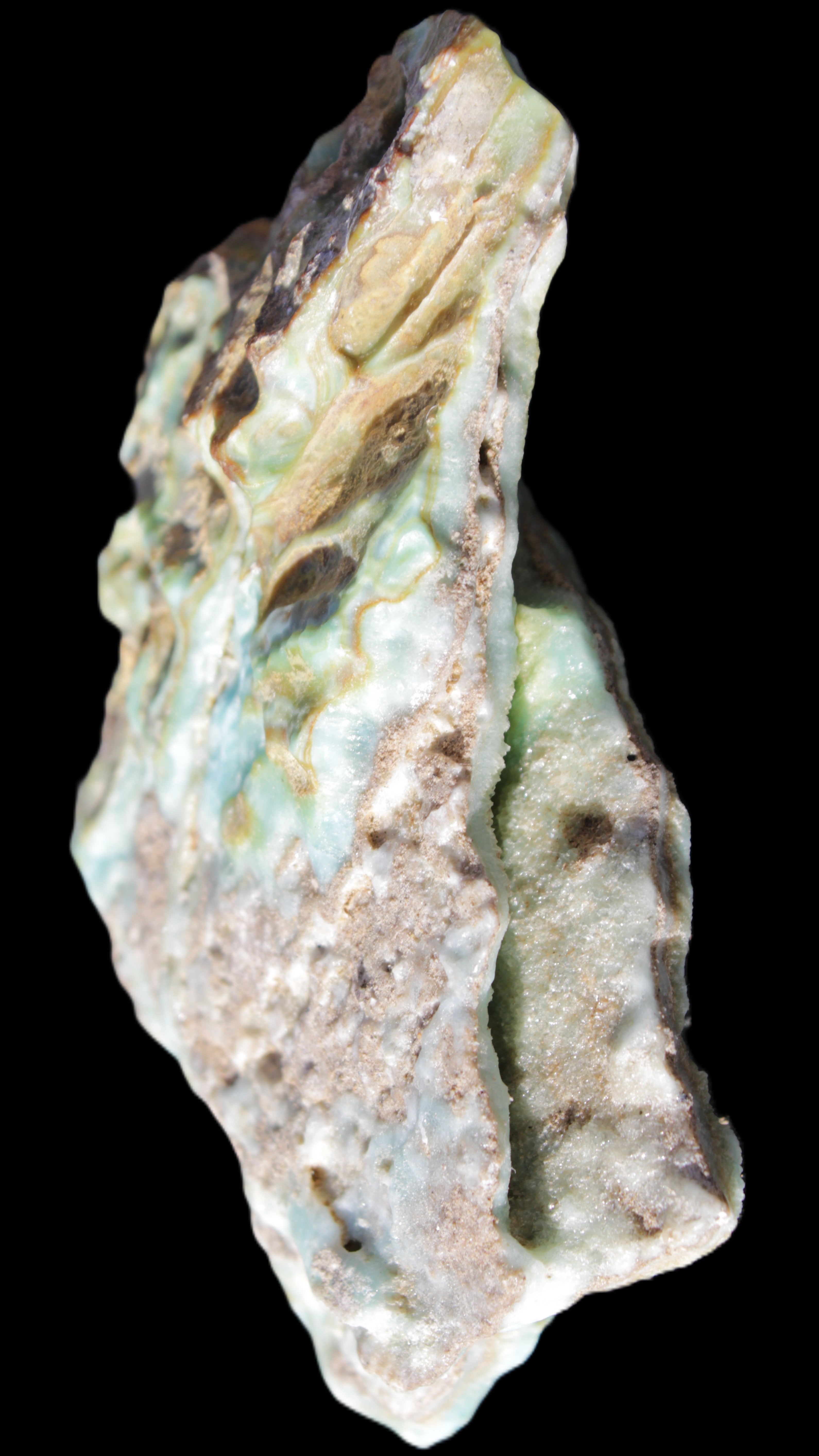 Blue Aragonite specimen 192*30*56mm 167g Rocks and Things Store