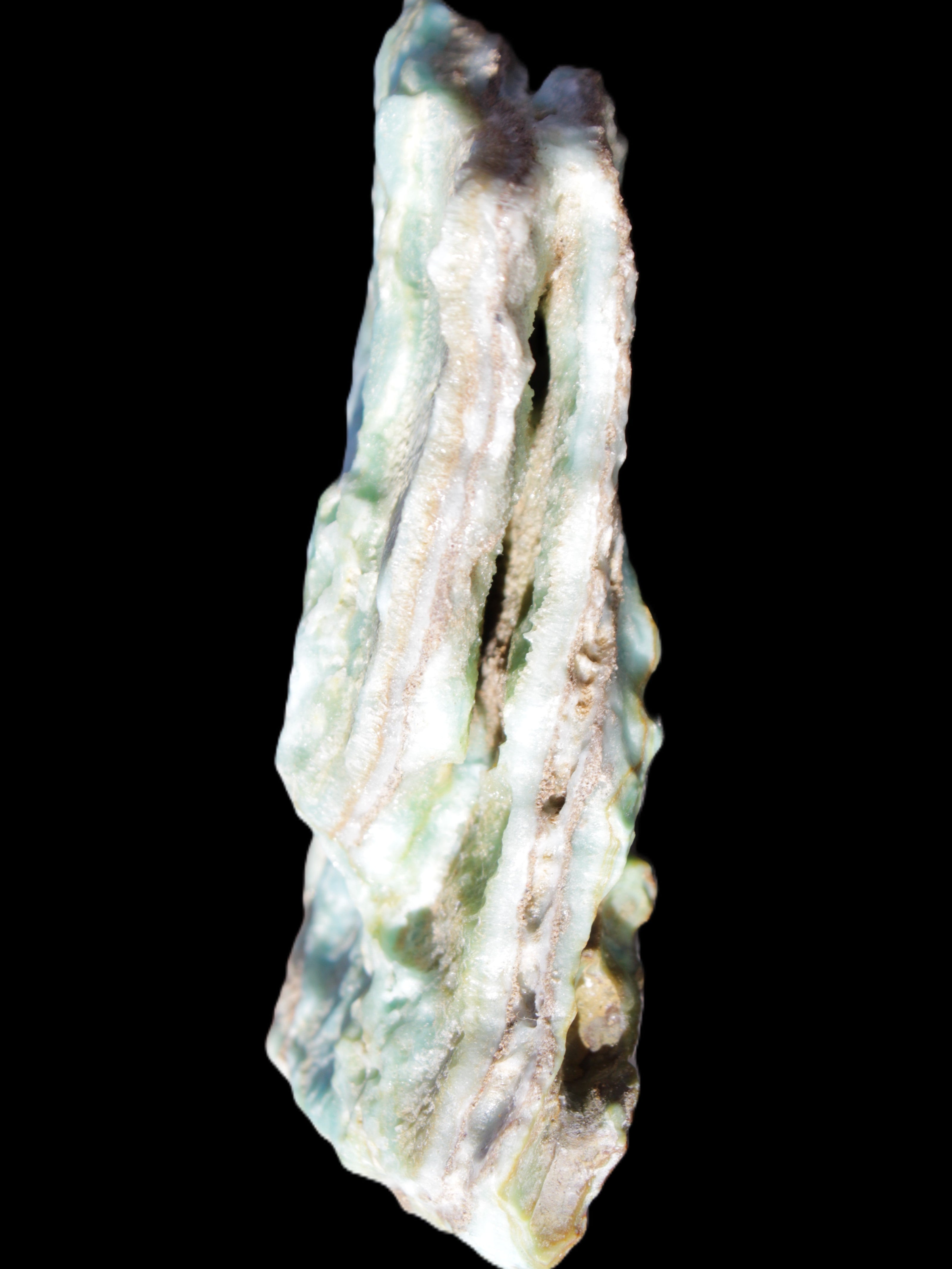 Blue Aragonite specimen 192*30*56mm 167g Rocks and Things Store