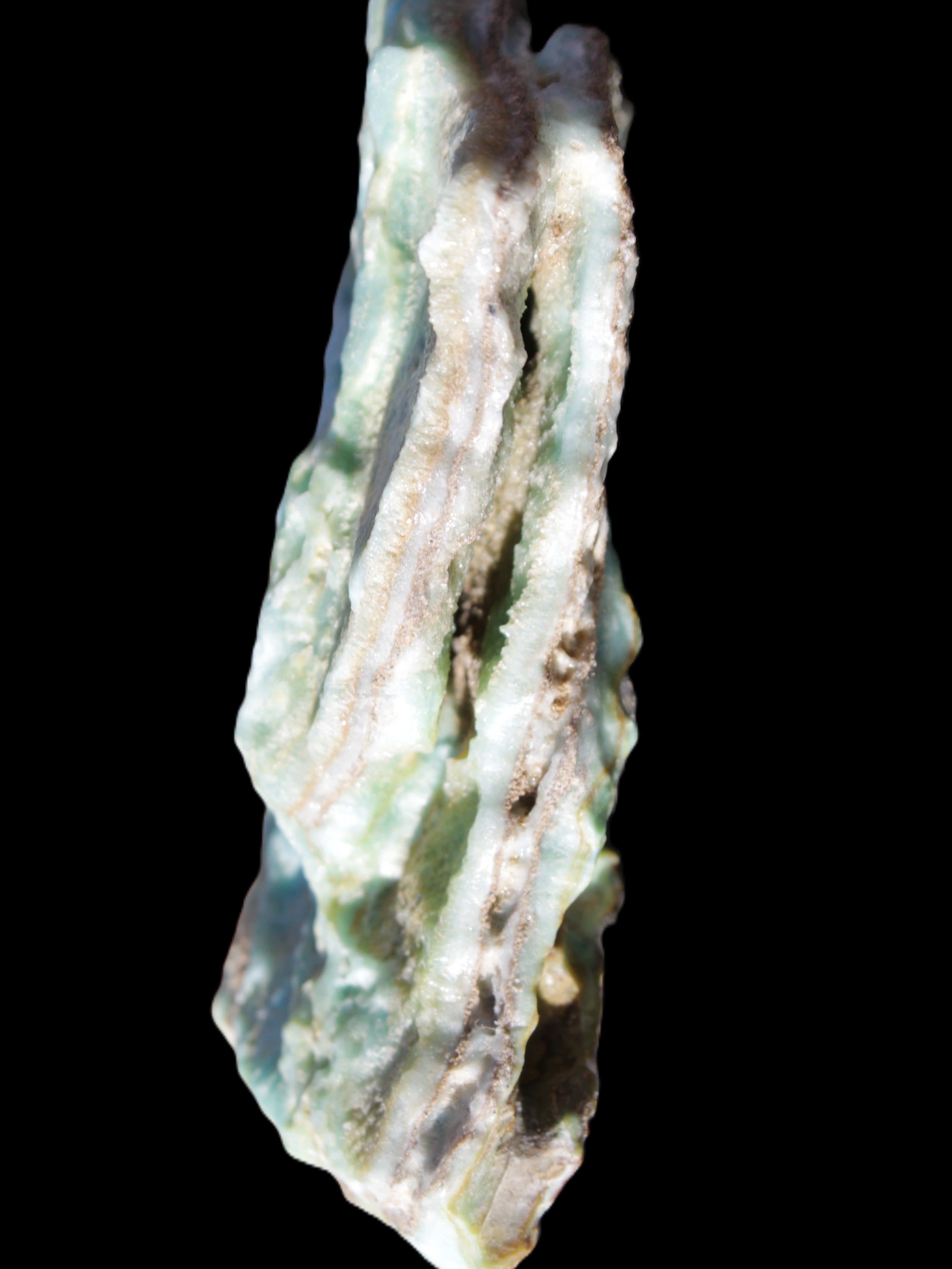 Blue Aragonite specimen 192*30*56mm 167g Rocks and Things Store