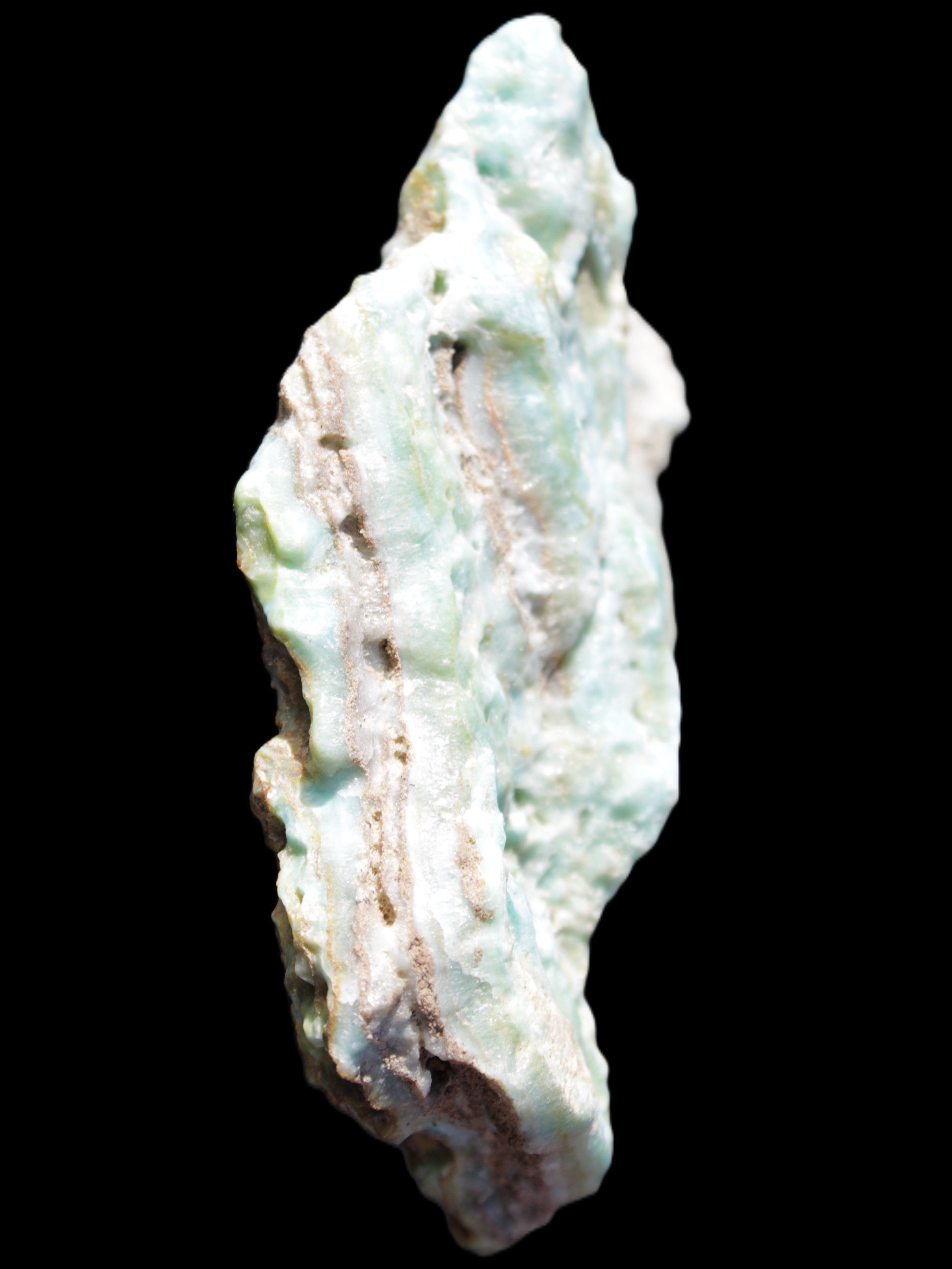 Blue Aragonite specimen 192*30*56mm 167g Rocks and Things Store