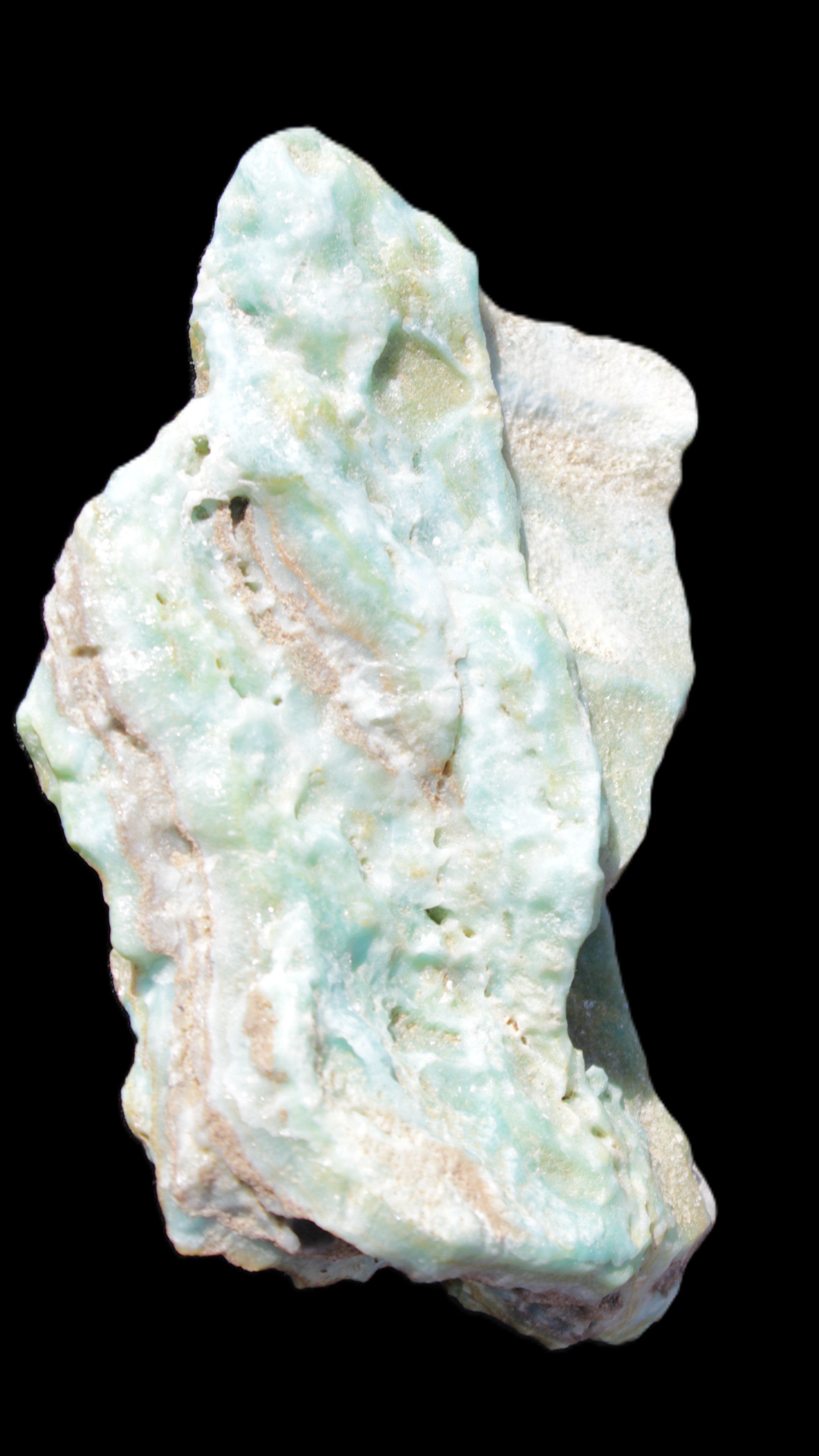 Blue Aragonite specimen 192*30*56mm 167g Rocks and Things Store