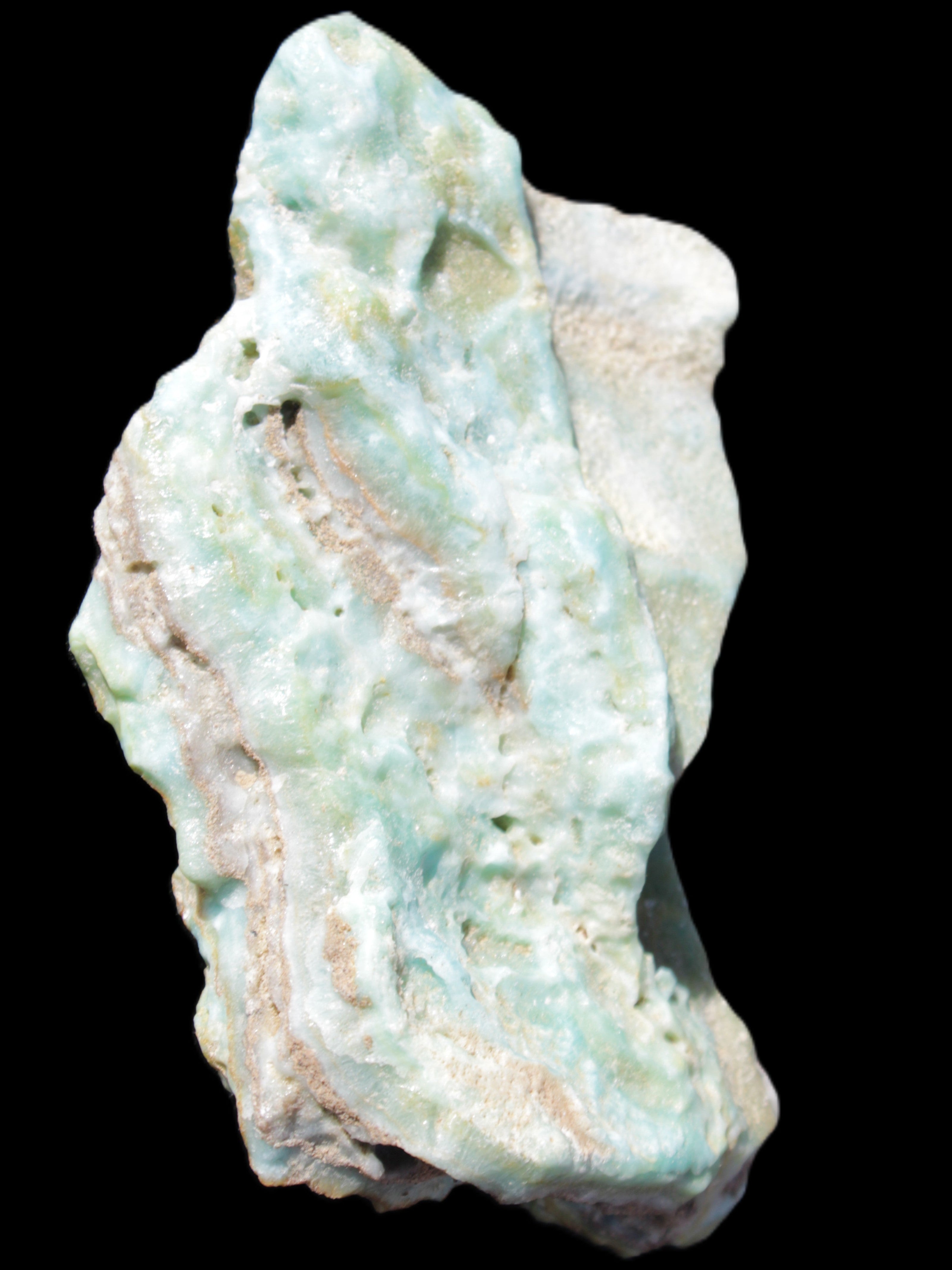 Blue Aragonite specimen 192*30*56mm 167g Rocks and Things Store