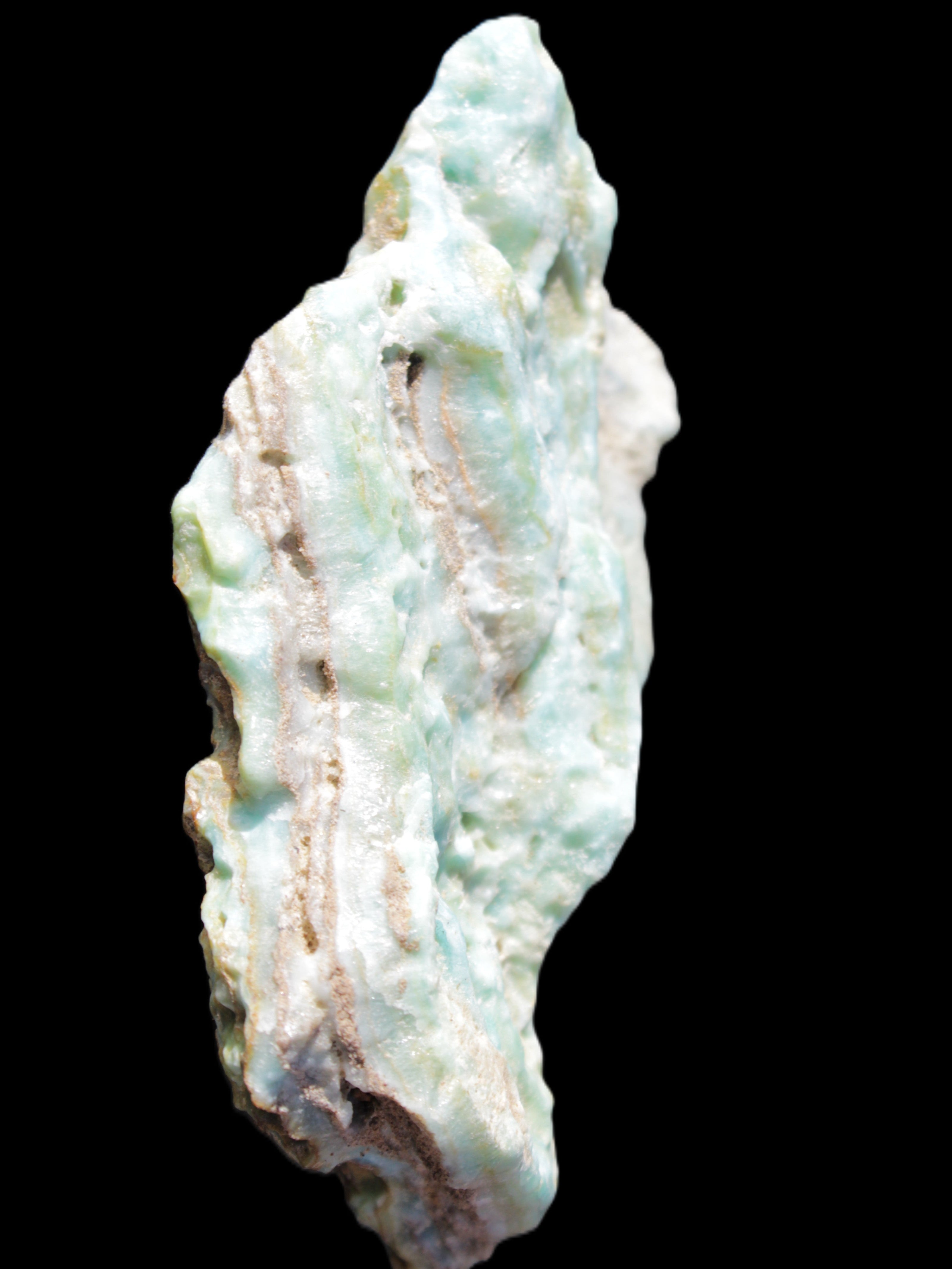 Blue Aragonite specimen 192*30*56mm 167g Rocks and Things Store