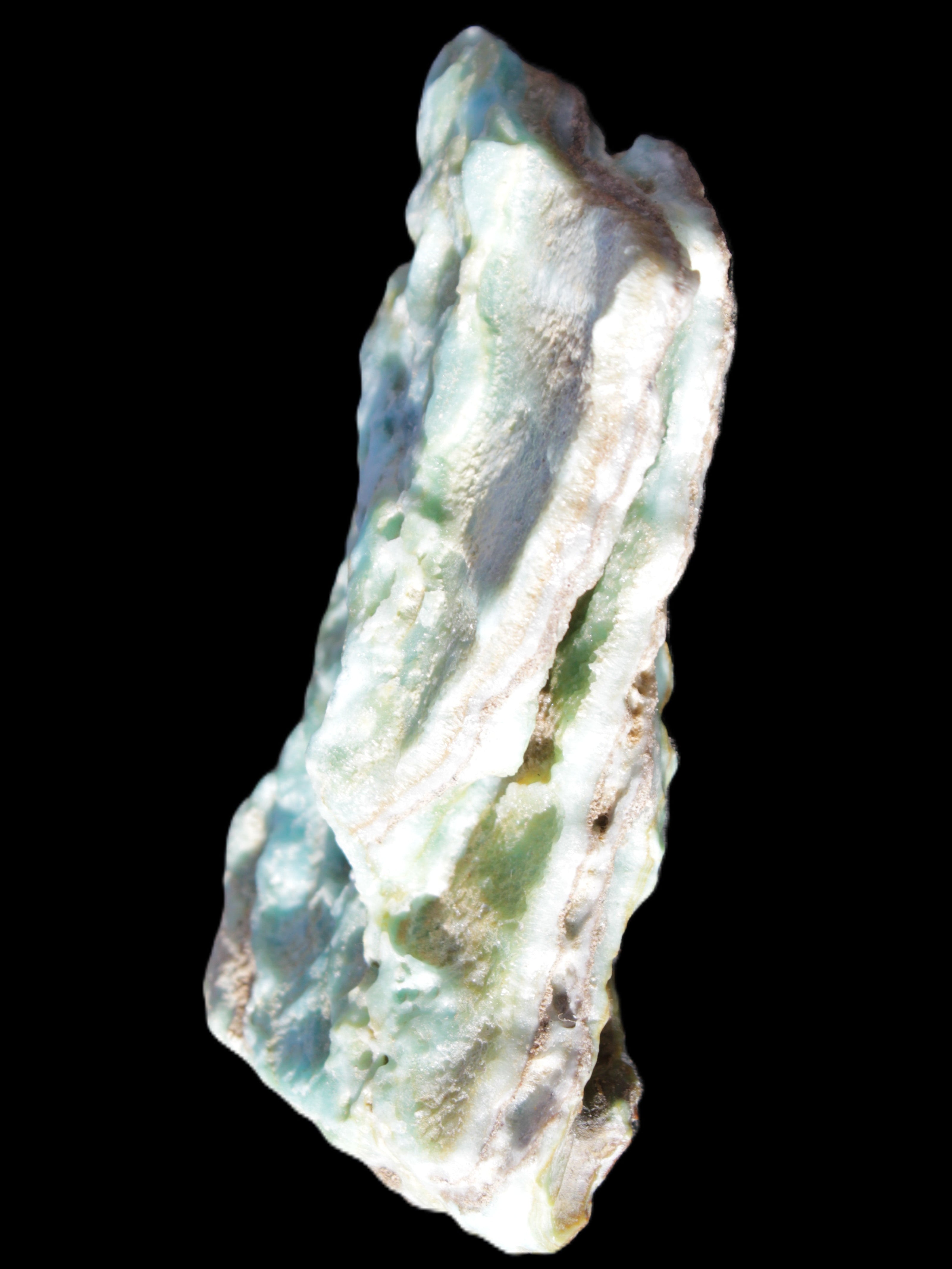 Blue Aragonite specimen 192*30*56mm 167g Rocks and Things Store