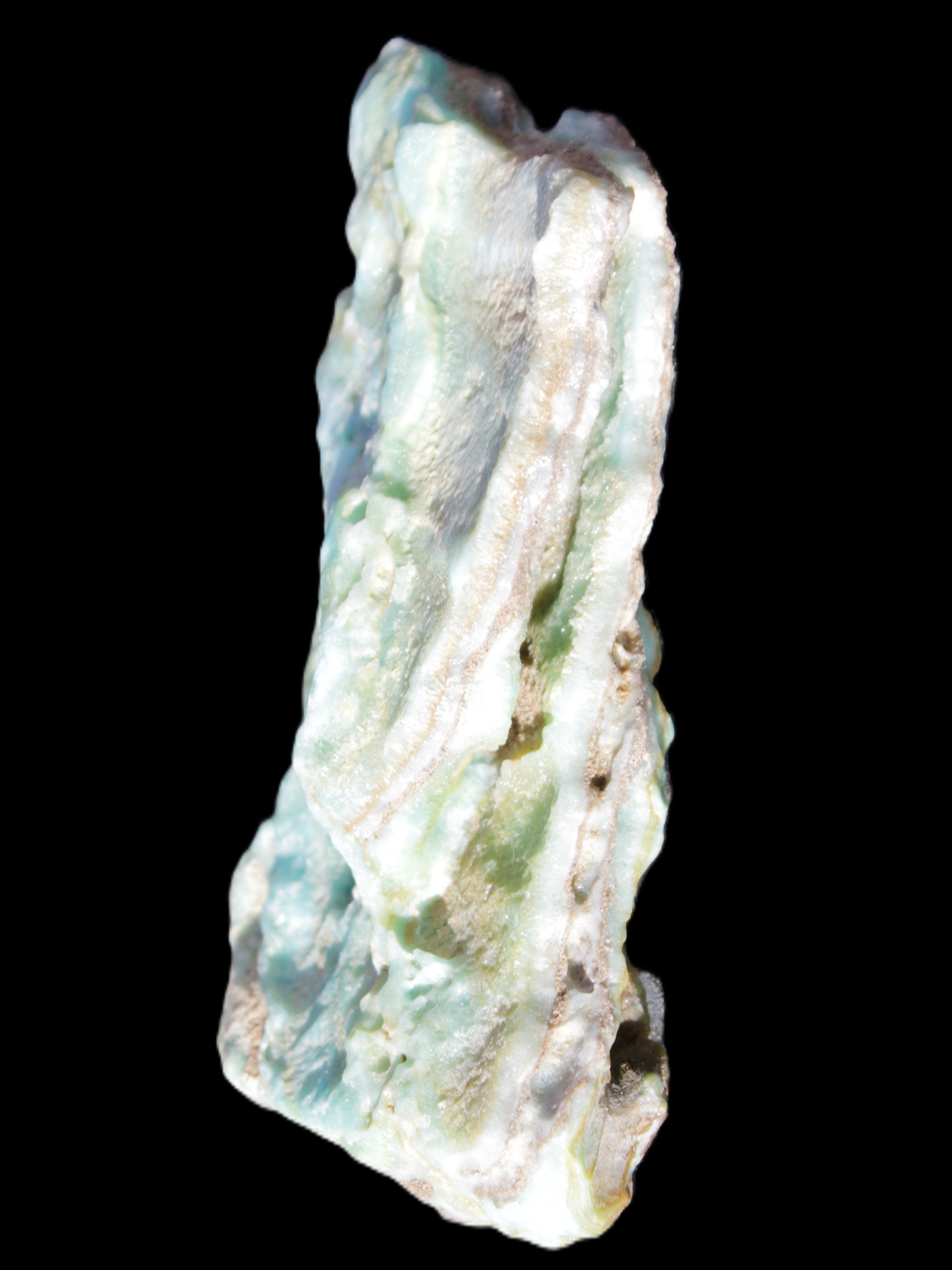 Blue Aragonite specimen 192*30*56mm 167g Rocks and Things Store