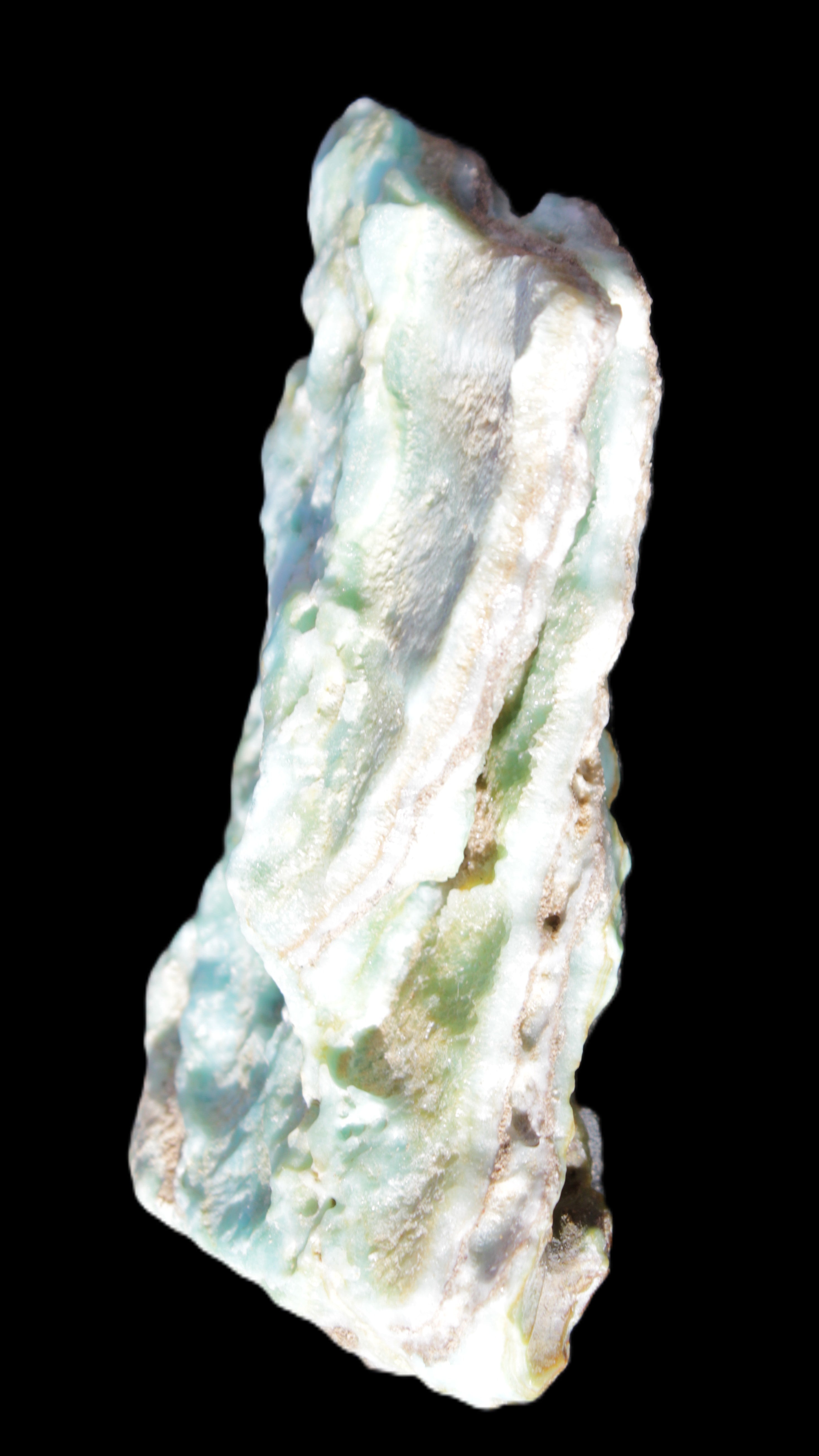 Blue Aragonite specimen 192*30*56mm 167g Rocks and Things Store