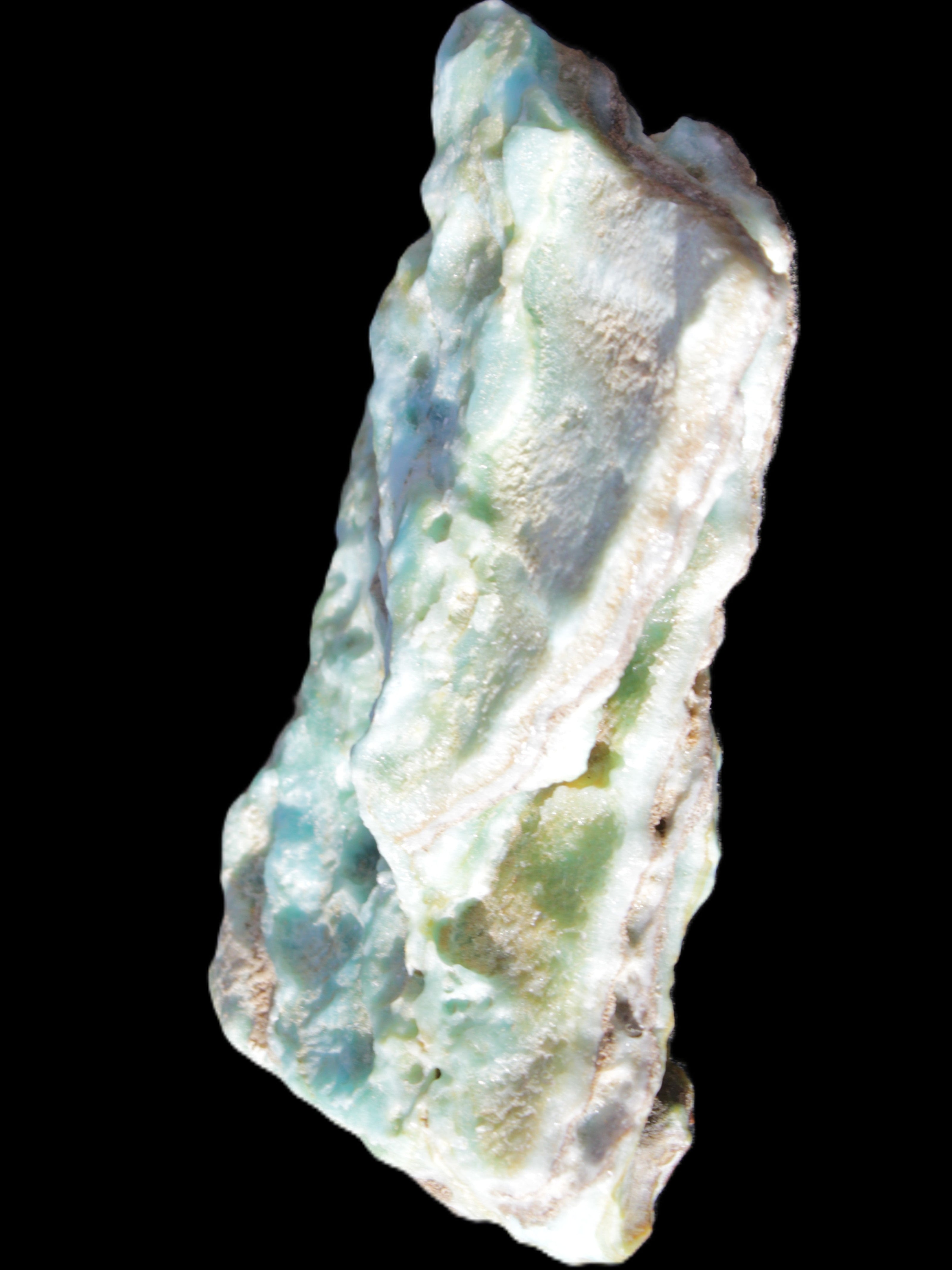 Blue Aragonite specimen 192*30*56mm 167g Rocks and Things Store