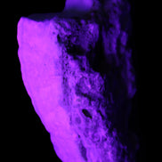 Blue Aragonite specimen 109*32*50mm 172g in UV light - Rocks and Things Store