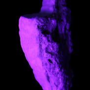 Blue Aragonite specimen 109*32*50mm 172g in UV light - Rocks and Things Store