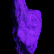 Blue Aragonite specimen 109*32*50mm 172g in UV light - Rocks and Things Store